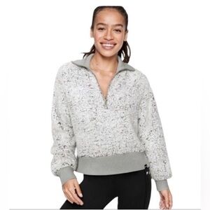 VS PINK gray Sherpa